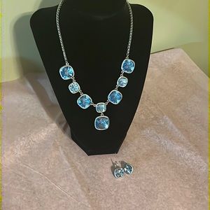 Monet necklace and earrings